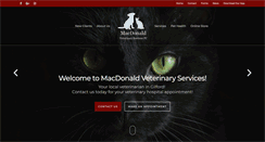 Desktop Screenshot of macdonaldveterinaryservices.com